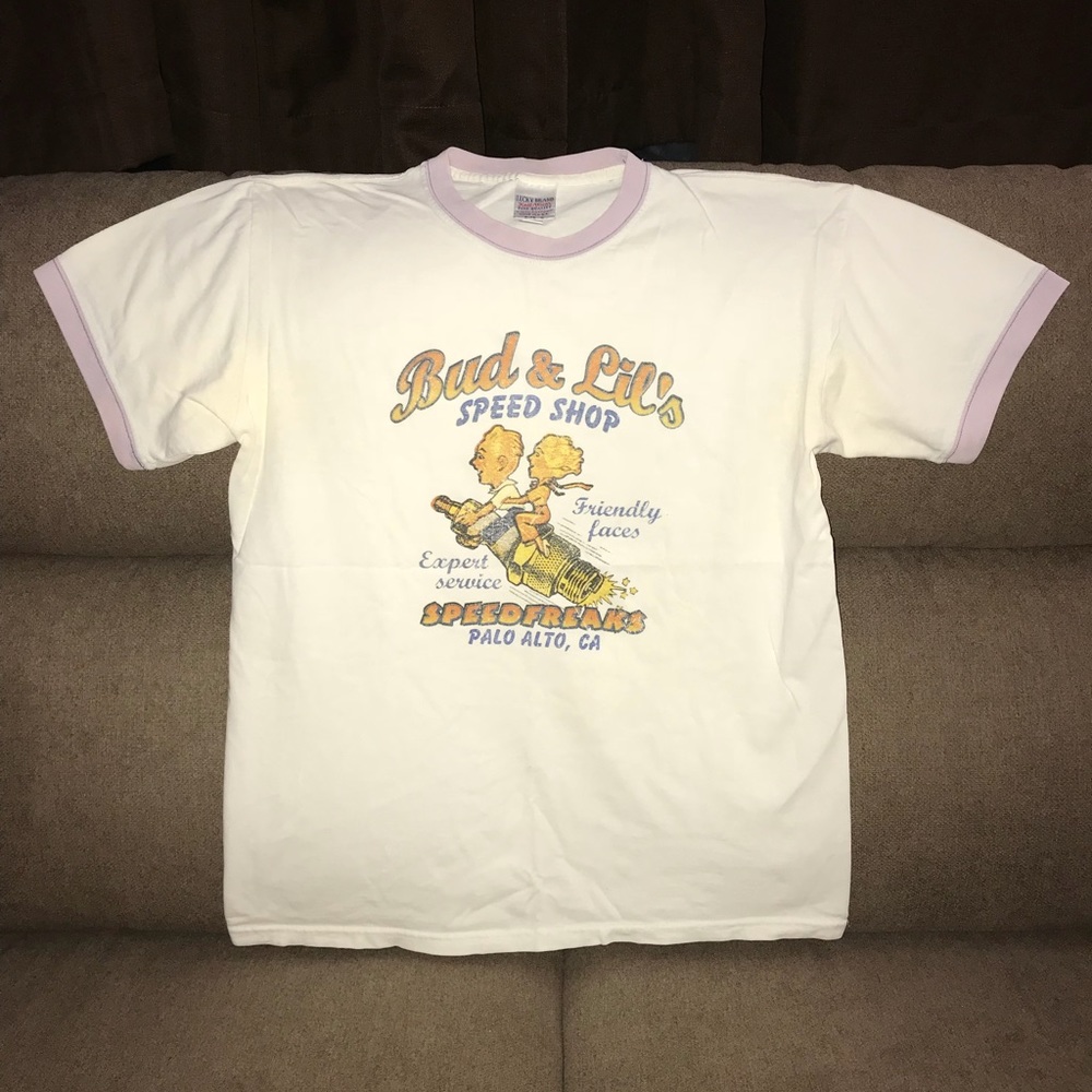 LUCKY BRAND Vintage Short T Shirt SPEED SHOP